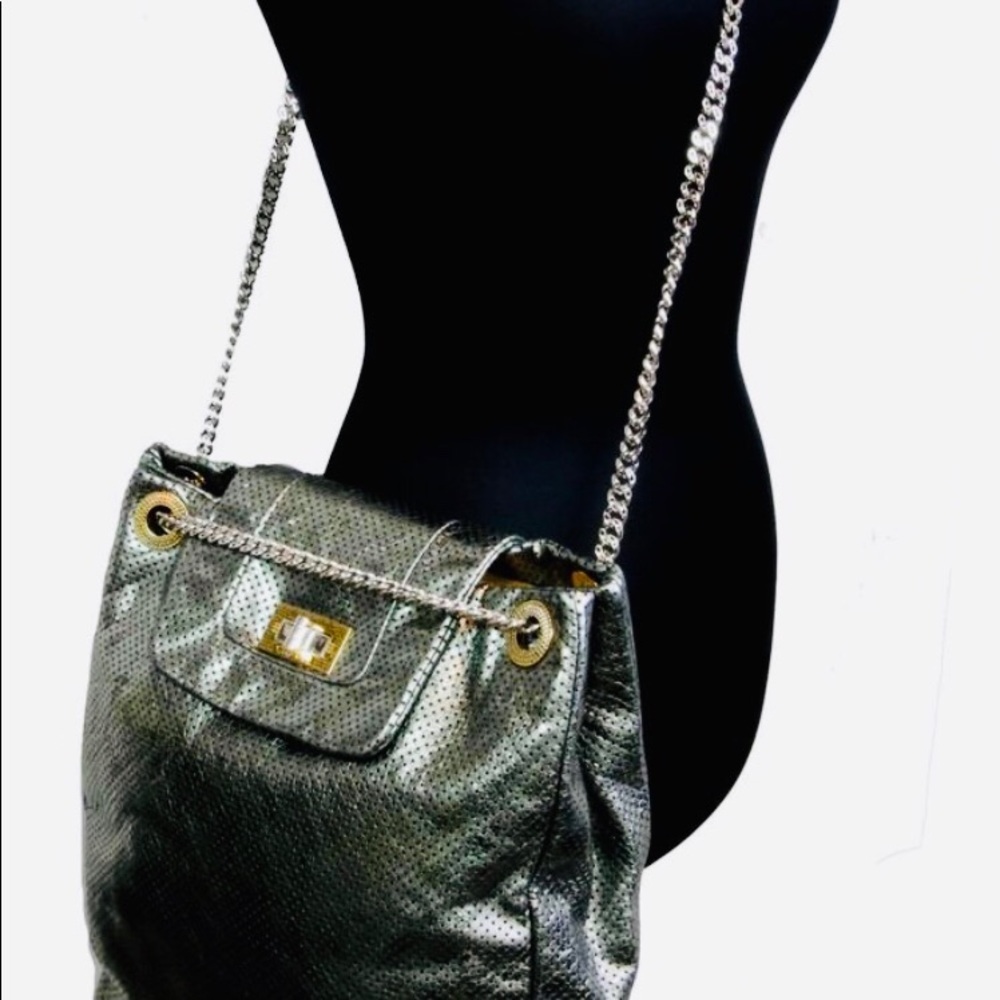 Authentic Chanel Coco perforated Bag Lambskin - Picture 1 of 8
